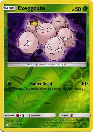 Exeggcute 8/181 Team Up