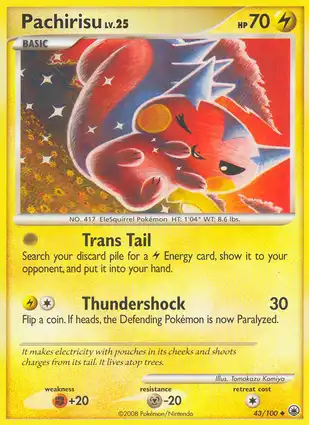 Pachirisu 43/100 Majestic Dawn