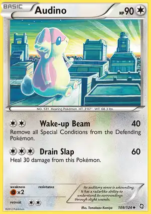 Audino 108/124 Dragons Exalted