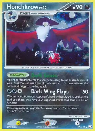 Honchkrow 10/123 Mysterious Treasures