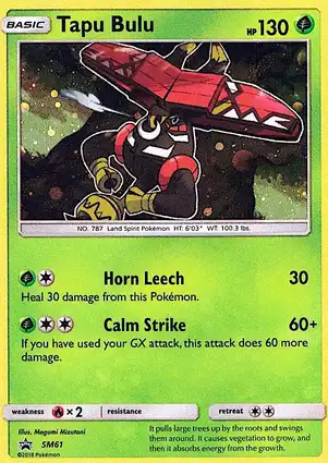 Tapu Bulu SM61 Sun & Moon Promos