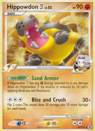 Hippowdon E4 42/111 Rising Rivals