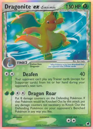 Dragonite ex 91/101 EX Dragon Frontiers