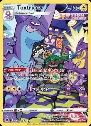 Toxtricity GG09/GG70 Crown Zenith