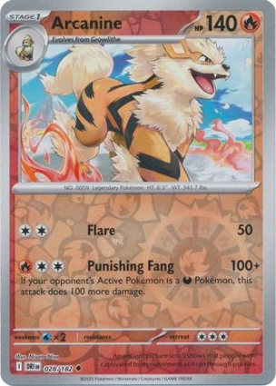 Arcanine 028/182 Destined Rivals