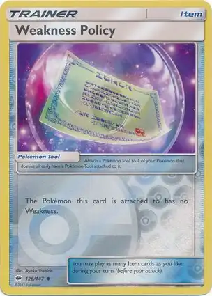 Weakness Policy 126/147 Burning Shadows