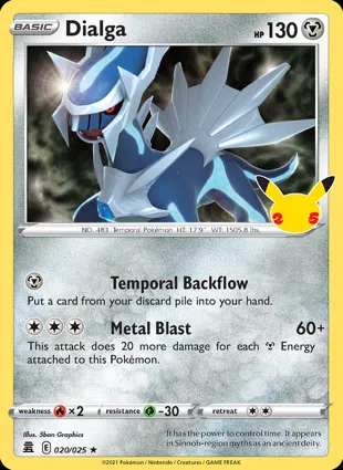 Dialga 020/025 Celebrations