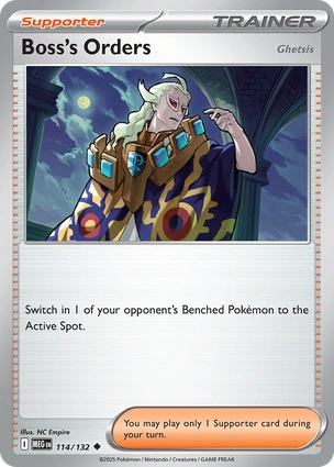Boss's Orders 114/132 Mega Evolution