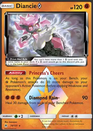Diancie ◇ 74/131 Forbidden Light