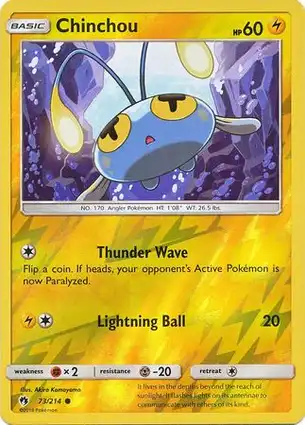 Chinchou 73/214 Lost Thunder