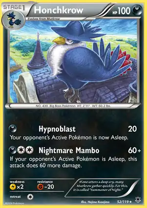 Honchkrow 52/119 Phantom Forces