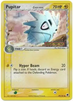Pupitar 59/101 EX Dragon Frontiers