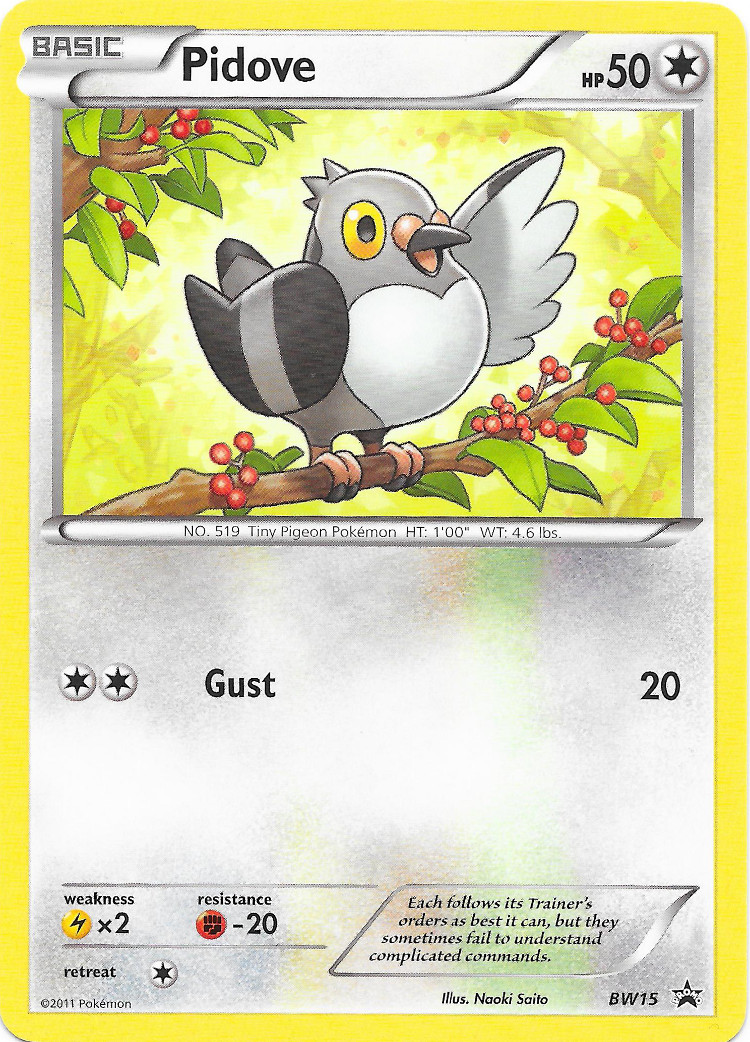 Pidove BW15 Black & White Promos