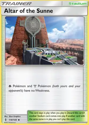Altar of the Sunne 118/145 Guardians Rising