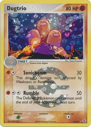 Dugtrio 22/112 EX FireRed & LeafGreen