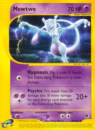 Mewtwo 56/165 Expedition Base Set