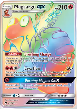 Magcargo-GX 218/214 Lost Thunder