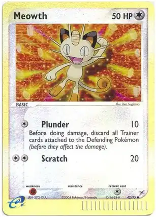 Meowth 42/95 EX Team Magma vs Team Aqua