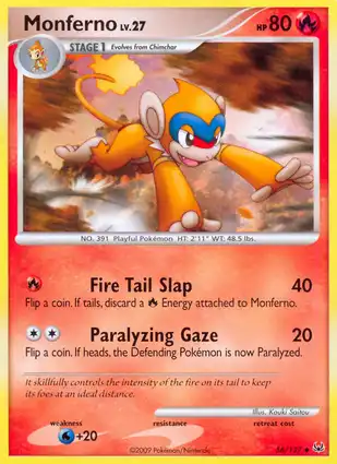 Monferno 56/127 Platinum