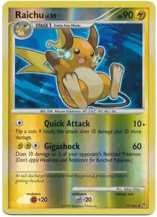 Raichu 77/147 Supreme Victors