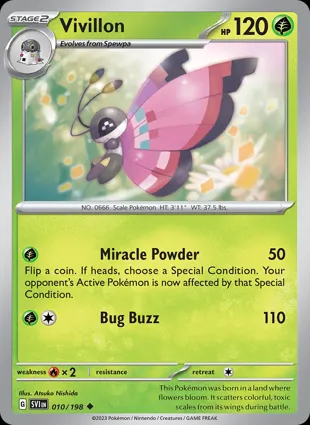 Vivillon 010/198 Scarlet & Violet