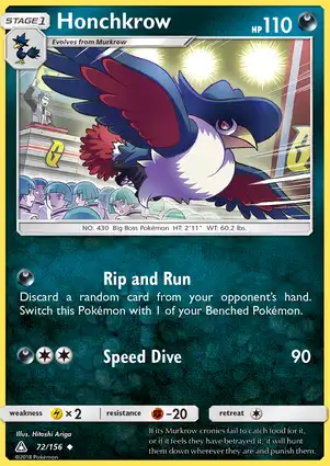 Honchkrow 72/156 Ultra Prism