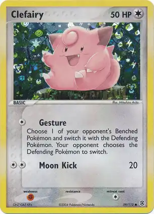 Clefairy 59/112 EX FireRed & LeafGreen