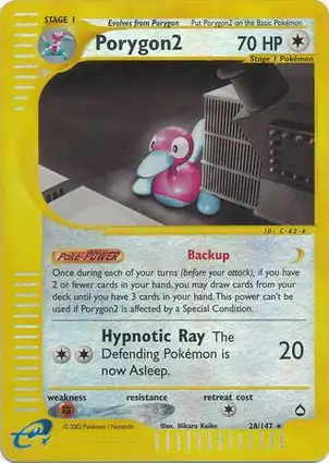 Porygon2 28/147 Aquapolis
