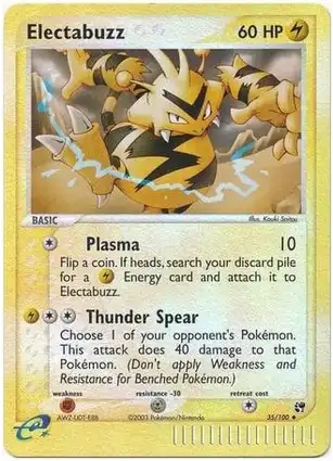 Electabuzz 35/100 EX Sandstorm