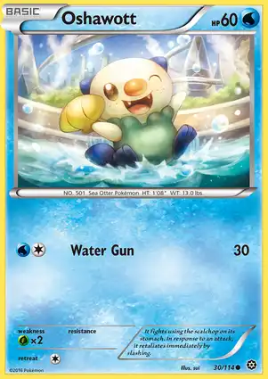 Oshawott 30/114 Steam Siege