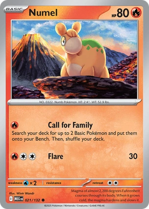 Numel 021/132 Mega Evolution