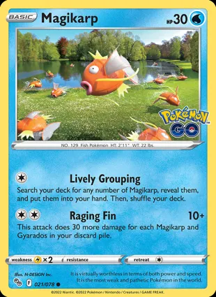 Magikarp 021/078 Pokémon GO