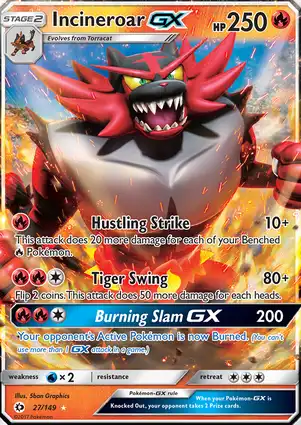 Incineroar-GX 27/149 Sun & Moon