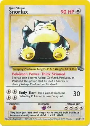 Snorlax 27/64 Jungle