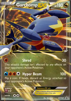 Garchomp EX XY167 XY Promos