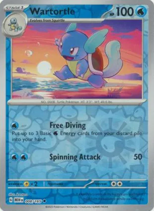 Wartortle 008/165 Scarlet & Violet 151
