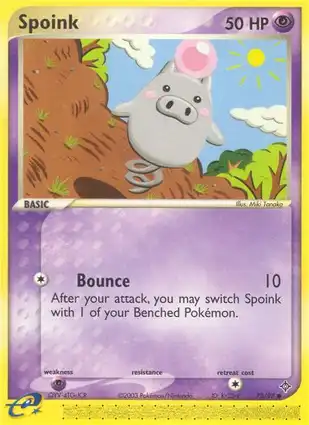 Spoink 73/97 EX Dragon