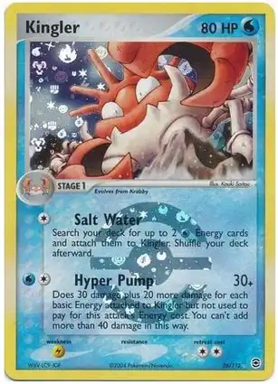 Kingler 26/112 EX FireRed & LeafGreen