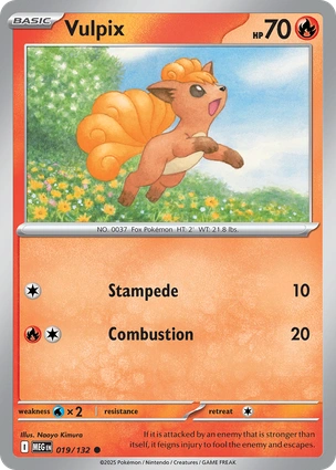 Vulpix 019/132 Mega Evolution