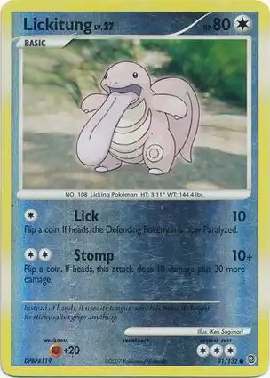 Lickitung 91/132 Secret Wonders