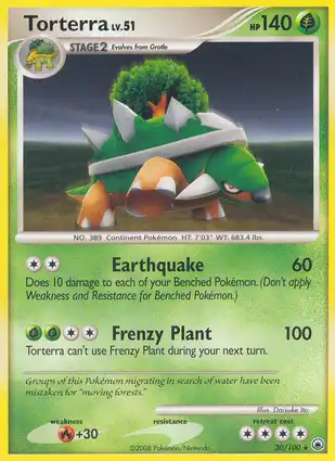 Torterra 30/100 Majestic Dawn