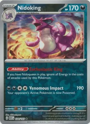Nidoking 034/165 Scarlet & Violet 151