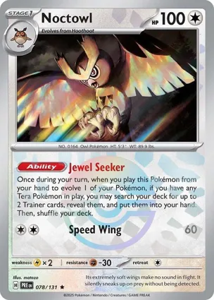 Noctowl 078/131 Prismatic Evolutions