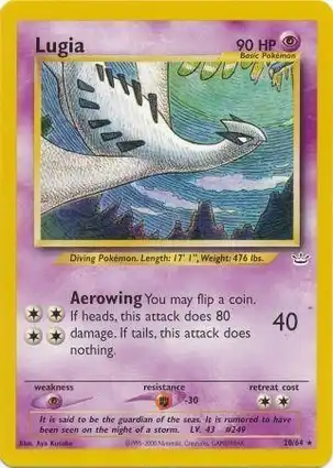 Lugia 20/64 Neo Revelation