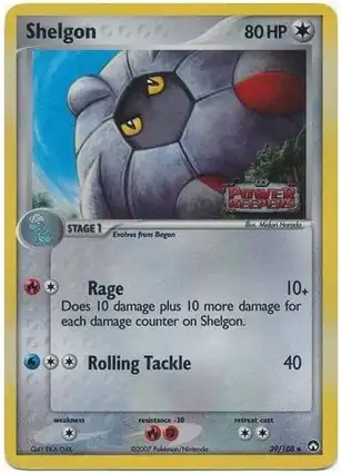 Shelgon 39/108 EX Power Keepers
