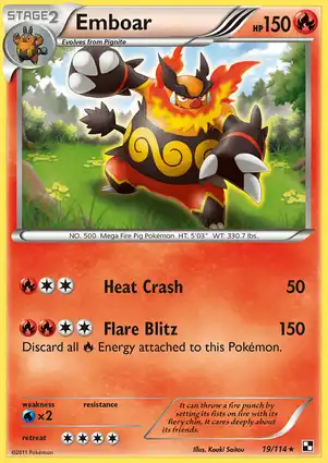 Emboar 19/114 Black & White