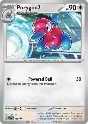 Porygon2 138 Scarlet & Violet Promos