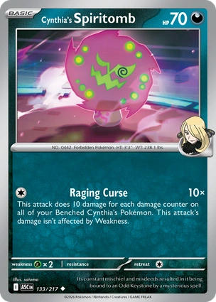 Cynthia's Spiritomb 133/217 Ascended Heroes