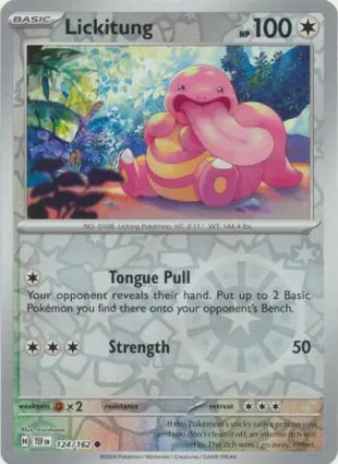 Lickitung 124/162 Temporal Forces