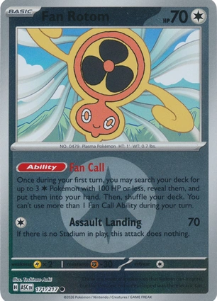 Fan Rotom 171/217 Ascended Heroes